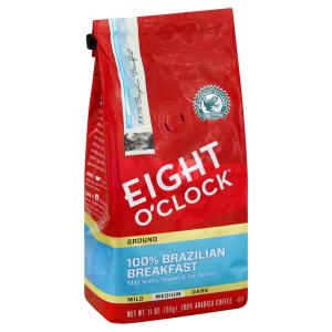 Eight o'clock - 100 Brazil Brkfst Grd Coffee