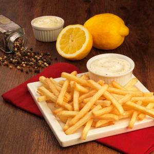 5 Minute Fries with Peppercorn Mayo