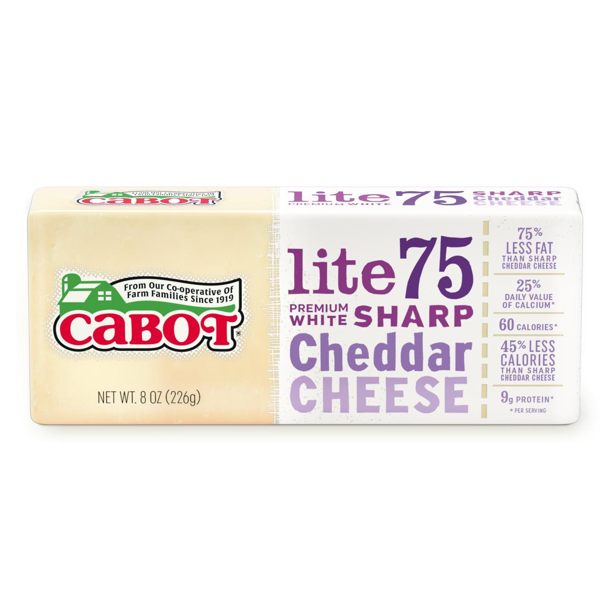 75% WHITE CHEDDAR LIGHT CHEESE