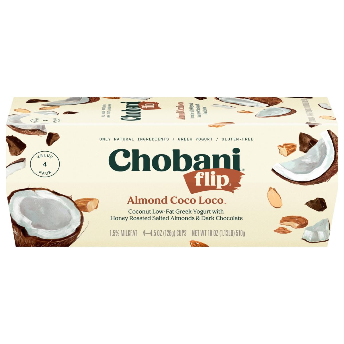 FLIP LOW-FAT ALMOND COCO LOCO YOGURT