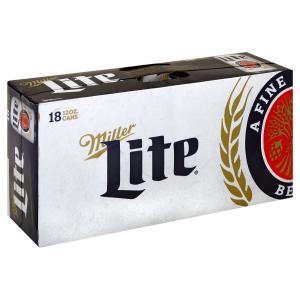 Miller - Beer lt 18pk Can