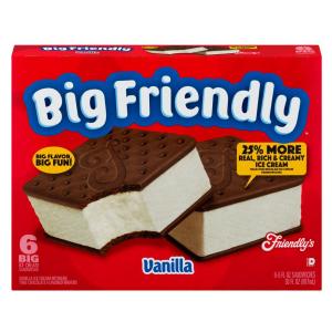 friendly's - Big Friendlys Vanilla Sandwch