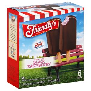 friendly's - Black Raspberry Ice Cream Bar