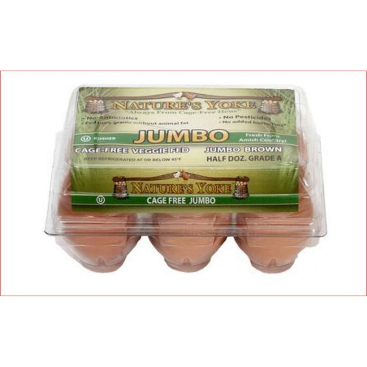CAGE FREE JUMBO EGGS 6PK