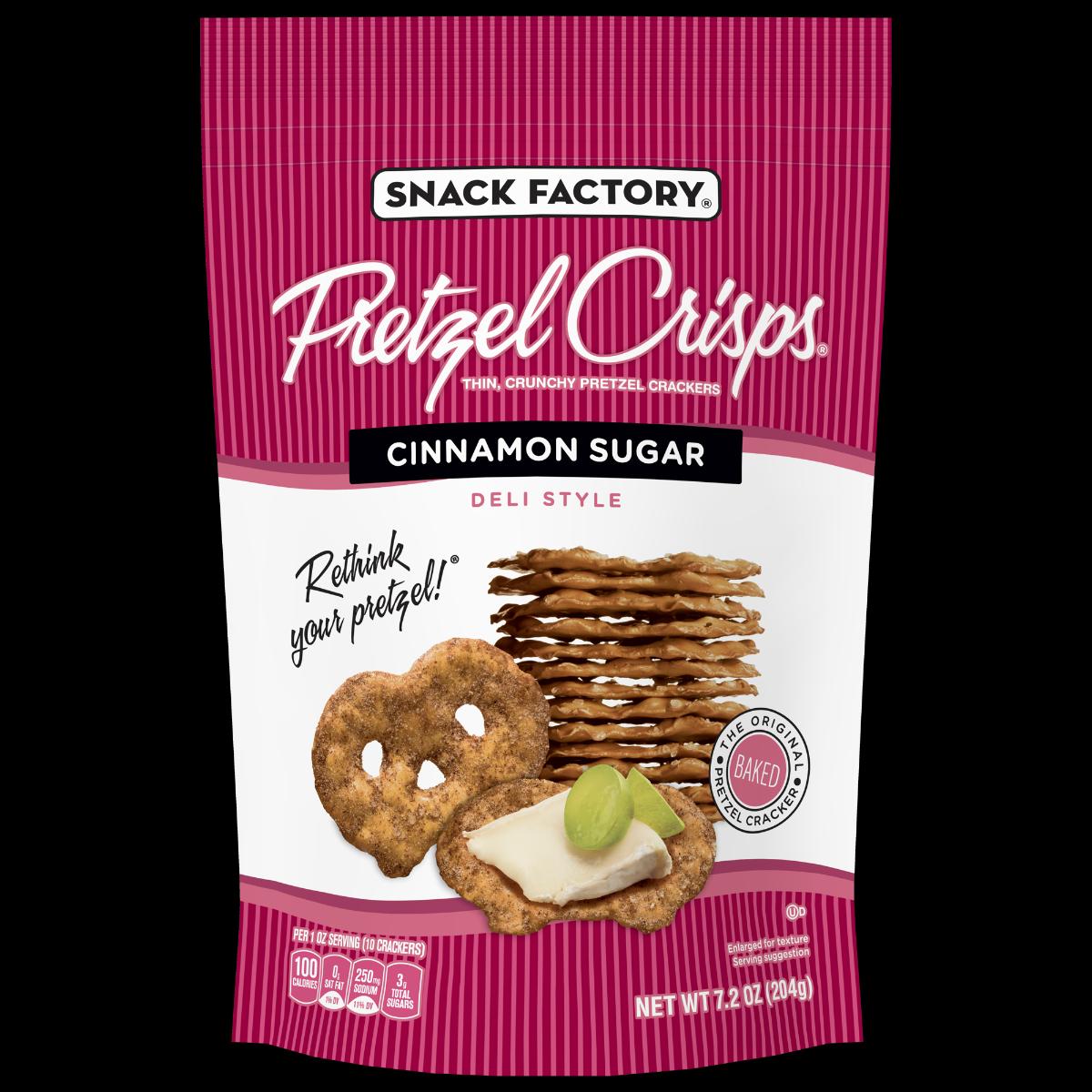 CINNAMON SUGAR PRETZEL CRISPS