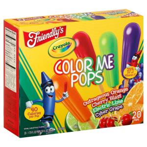 friendly's - Crayola Color me Ice Pops