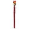 DOG COLLAR LEATHER S M L RED