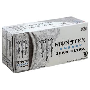 Monster - Energy Zero Ultra 10pk