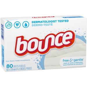 Bounce - Fabric Sheets Free & Gentle