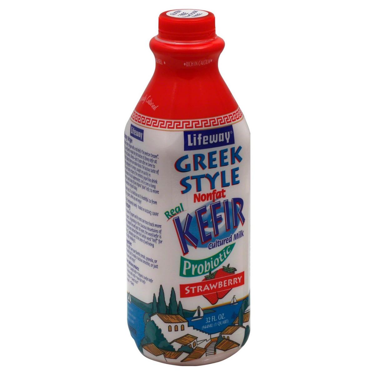 Greek Style Strawberry Kefir