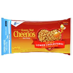 General Mills - Honey Nut Cereal Bag Family Size