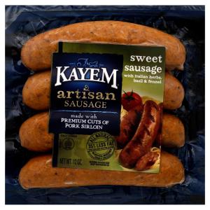 Kayem - Italian Sausage W Basil Fennl