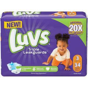 Luvs - Jumbo Diapers Size 3
