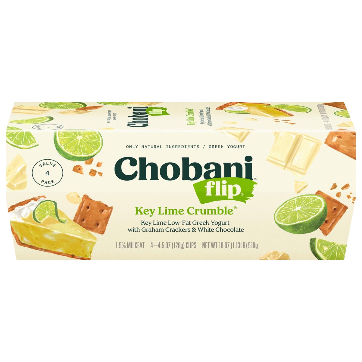 FLIP LOW-FAT KEY LIME CRUMBLE YOGURT