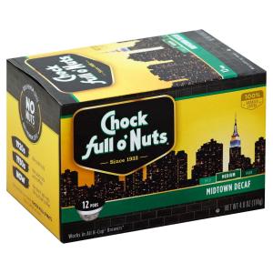 Chock Full O' Nuts - Midtown Decaf Single Serve