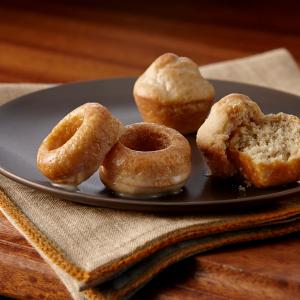 Mini Baked Pumpkin Pie Spice Donuts with Vanilla Glaze - McCormick®