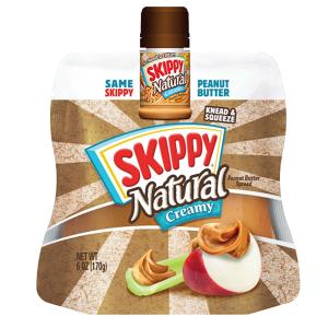 Skippy - Natural Creamy Squeeze Pouch