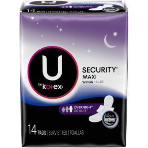 Kotex - Overnite Maxi Pads W Wng