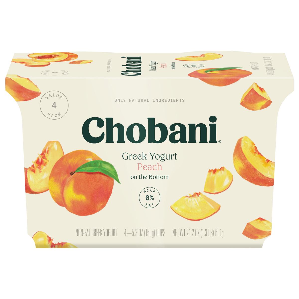 NON-FAT PEACH GREEK YOGURT