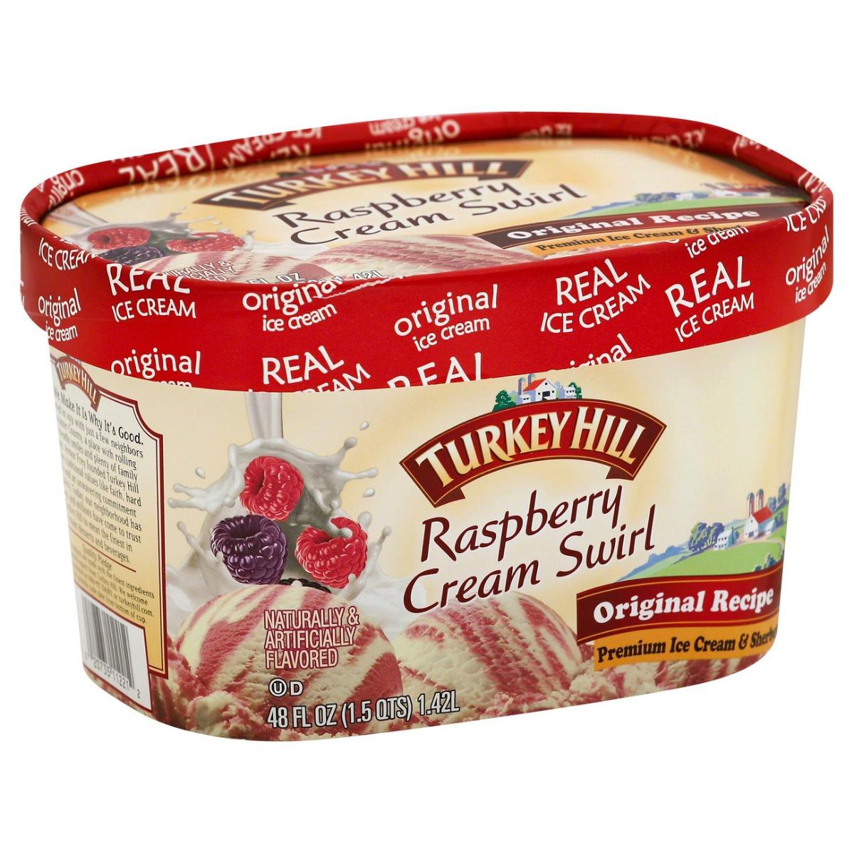 RASPBERRY SWIRL ICE CREAM