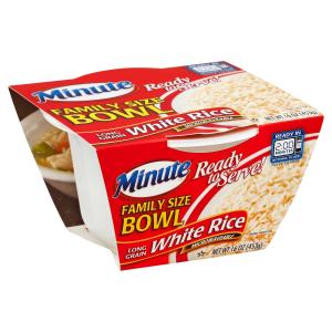 Minute - Rts White Rice Family Bowl