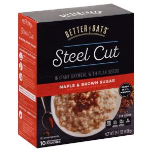 Better Oats - Steel Cut Maple Brn Sgr Oatml